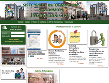 Tablet Screenshot of ingenieriacivilupea.com